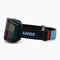 Gogle narciarskie Uvex Lace Attract FM black matt/mirror blue 4