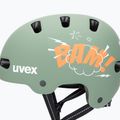 Kask dziecięcy UVEX Kid 4 Style bam moss green/papaya matt 7