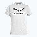 Koszulka męska Salewa Solidlogo Dry white