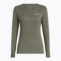 Longsleeve damski Salewa Puez Melange Dry faded green melange