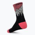Skarpety DYNAFIT Traverse Crew black out ultra coral/6a10 2