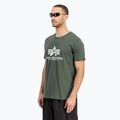 Koszulka męska Alpha Industries Basic dark olive 4
