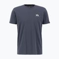 Koszulka męska Alpha Industries Basic Small Logo greyblack 4