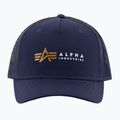 Czapka z daszkiem męska Alpha Industries Label Trucker rep.blue 5
