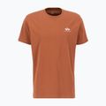 Koszulka męska Alpha Industries Basic Small Logo hazel brown 3