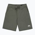 Spodenki męskie Alpha Industries Basic Small Logo II dark olive 8