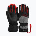 Rękawice narciarskie dziecięce Reusch Flash Gore-Tex black/black melange/fire red 2