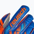 Rękawice bramkarskie dziecięce Reusch Attrakt Solid Finger Support Junior shocking orange/blue 5