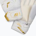 Rękawice bramkarskie dziecięce Reusch Attrakt AB1 Solid Junior white/gold 5