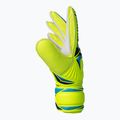 Rękawice bramkarskie dziecięce Reusch Attrakt Solid Junior safety yellow/blue 4