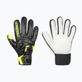 Rękawice bramkarskie dziecięce Reusch Attrakt Starter Solid Finger Support Junior black/safety yellow