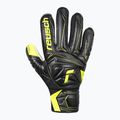 Rękawice bramkarskie dziecięce Reusch Attrakt Starter Solid Finger Support Junior black/safety yellow 2