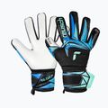 Rękawice bramkarskie dziecięce Reusch Attrakt RE:GRIP NC Junior black/ocean light 2
