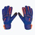 Rękawice bramkarskie dziecięce Reusch Attrakt Infinity Finger Support Junior sharp blue/shocking orange/black 2