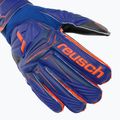 Rękawice bramkarskie dziecięce Reusch Attrakt Infinity Finger Support Junior sharp blue/shocking orange/black 4