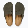 Klapki BIRKENSTOCK Boston Suede Leather thyme 11