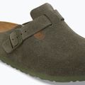Klapki BIRKENSTOCK Boston Suede Leather thyme 13