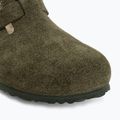 Klapki BIRKENSTOCK Boston Suede Leather Regular thyme 7