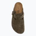 Klapki BIRKENSTOCK Boston Suede Leather thyme 5