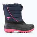 Śniegowce juniorskie KangaROOS K-Ben dk navy/daisy pink 2