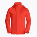 Kurtka przeciwdeszczowa męska Jack Wolfskin Stormy Point 2L strong red 5