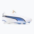 Buty piłkarskie męskie PUMA King Ultimate FG/AG puma white/puma black/blue glimmer/ultra orange 2