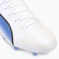 Buty piłkarskie męskie PUMA King Ultimate FG/AG puma white/puma black/blue glimmer/ultra orange 7