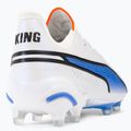 Buty piłkarskie męskie PUMA King Ultimate FG/AG puma white/puma black/blue glimmer/ultra orange 9