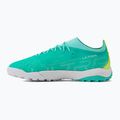 Buty piłkarskie męskie PUMA Ultra Match TT electric peppermint/puma white/fast yellow 10