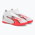 Buty piłkarskie męskie PUMA Ultra Match+ LL TT puma white/puma black/fire orchid 4