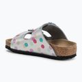 Klapki dziecięce BIRKENSTOCK Arizona BF Narrow electric metallic dots silver 3