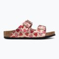 Klapki dziecięce BIRKENSTOCK Arizona Birko-Flor Narrow electric metallic copper hearts 2