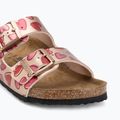 Klapki dziecięce BIRKENSTOCK Arizona Birko-Flor Narrow electric metallic copper hearts 7