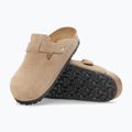 Klapki BIRKENSTOCK Boston Suede Leather sandcastle 5