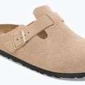Klapki BIRKENSTOCK Boston Suede Leather sandcastle 6