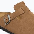 Klapki BIRKENSTOCK Boston Suede Leather dark tea 6