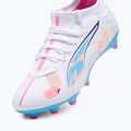 Buty piłkarskie dziecięce PUMA Ultra 5 Match Vol. Up FG/AG Jr puma white/luminous blue 12