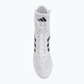 Buty bokserskie adidas Box Hog II white/black 5