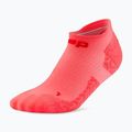 Skarpety kompresyjne męskie CEP Ultralight No Show 4.0 neon coral/red 2