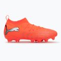 Buty piłkarskie dziecięce PUMA Future 9 Match FG/AG Jr glowing red/puma white/puma black/puma silver 2
