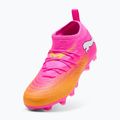 Buty piłkarskie dziecięce PUMA Future 9 Match FG/AG Jr poison pink/puma wht/sun stream/bright aqua/puma blk 11