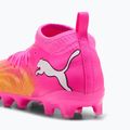Buty piłkarskie dziecięce PUMA Future 9 Match FG/AG Jr poison pink/puma wht/sun stream/bright aqua/puma blk 12