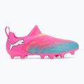 Buty piłkarskie dziecięce PUMA Future 9 Match LL FG/AG Jr poison pink/puma wht/sun stream/bright aqua/puma blk 2