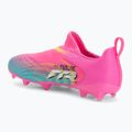 Buty piłkarskie dziecięce PUMA Future 9 Match LL FG/AG Jr poison pink/puma wht/sun stream/bright aqua/puma blk 3