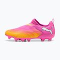 Buty piłkarskie dziecięce PUMA Future 9 Match LL FG/AG Jr poison pink/puma wht/sun stream/bright aqua/puma blk 8