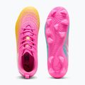 Buty piłkarskie dziecięce PUMA Future 9 Play FG/AG Jr poison pink/puma wht/sun stream/bright aqua/puma blk 3