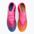 Buty piłkarskie PUMA Future 9 Ultimate FG poison pink/puma wht/sun stream/bright aqua/puma blk 5