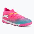 Buty piłkarskie PUMA Future 9 Match TT poison pink/puma wht/sun stream/bright aqua/puma blk