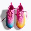 Buty piłkarskie dziecięce PUMA Future 9 Play TT poison pink/puma wht/sun stream/bright aqua/puma blk 6