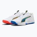 Buty do piłki ręcznej PUMA Accelerate Turbo 4 Game On puma white/glowing red/ultra blue 11